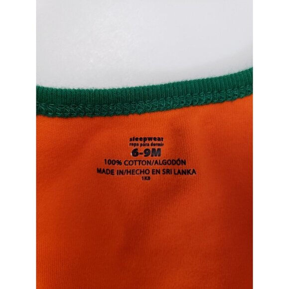 Pre-owned Infants One Piece 6-9 Months / Orange Pumpkin / Halloween - Picture 5 of 6